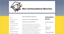 Desktop Screenshot of mein-schluesseldienst-muenchen.de